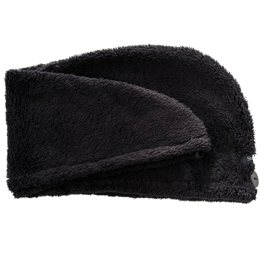 Microfibre Hair Towel Turban in Black or Pink By Studio Dry